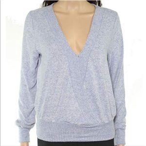 BCX sky blue cardigan sweater